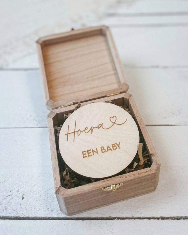 Zwangerschap aankondiging | Hoera een baby