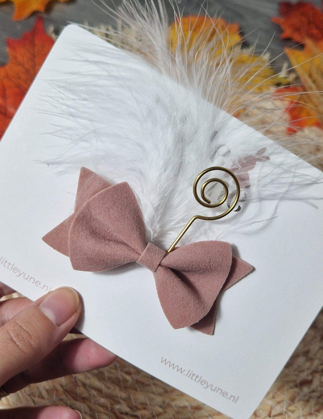 Haarstrik sinterklaas | Oudroze Suede