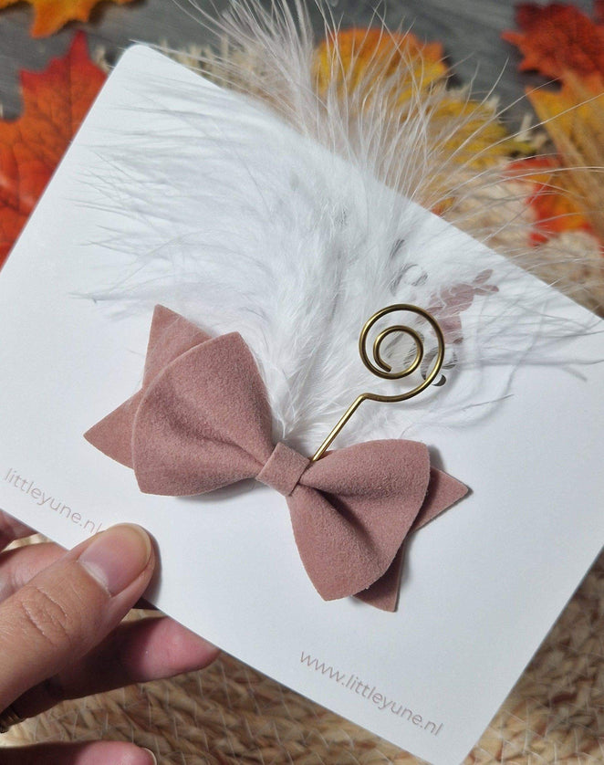 Haarstrik sinterklaas | Oudroze Suede