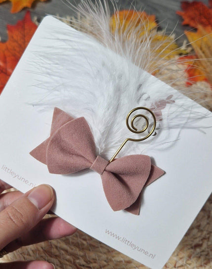 Haarstrik sinterklaas | Oudroze Suede