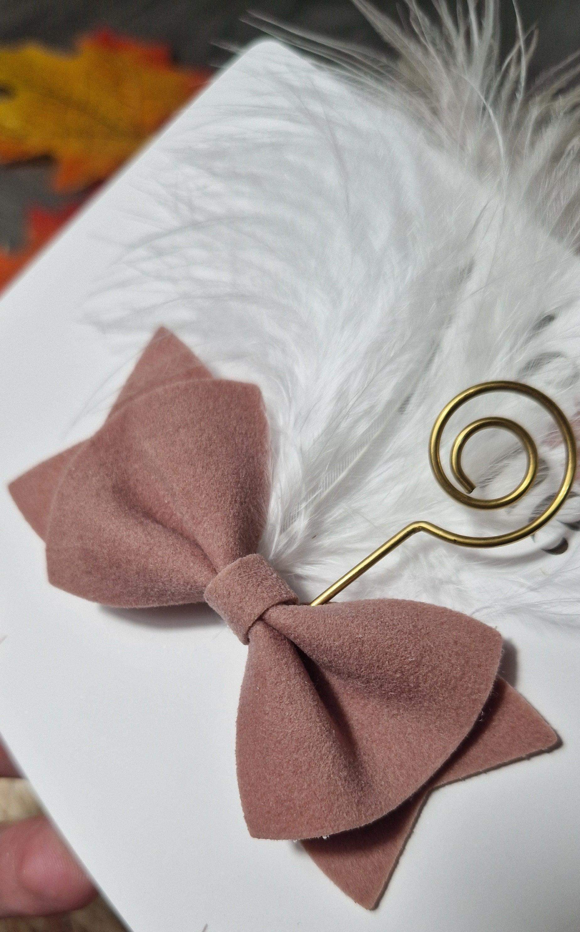 Haarstrik sinterklaas | Oudroze Suede