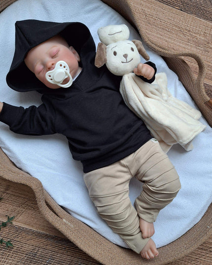 Zachte baby hoodie met capuchon