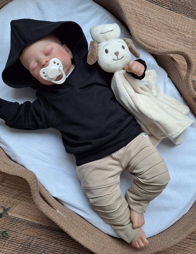 Zachte baby hoodie met capuchon