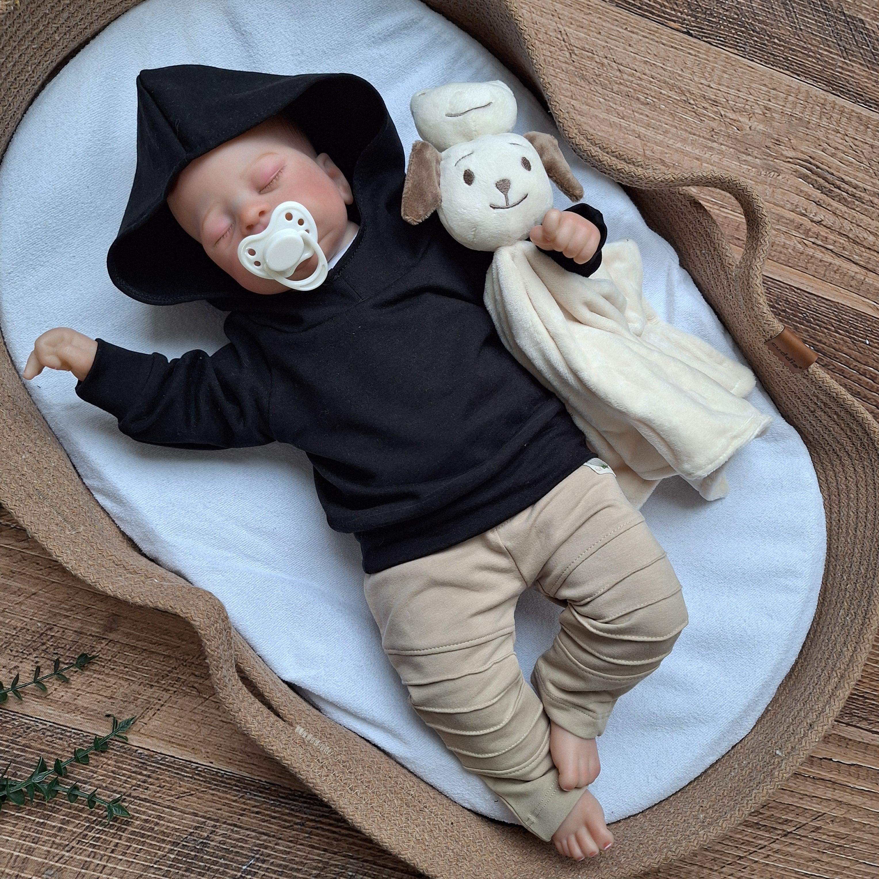 Zachte baby hoodie met capuchon