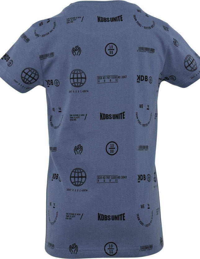 T-shirt Pepijn Jeans Blue/black - Twinnies babyshop