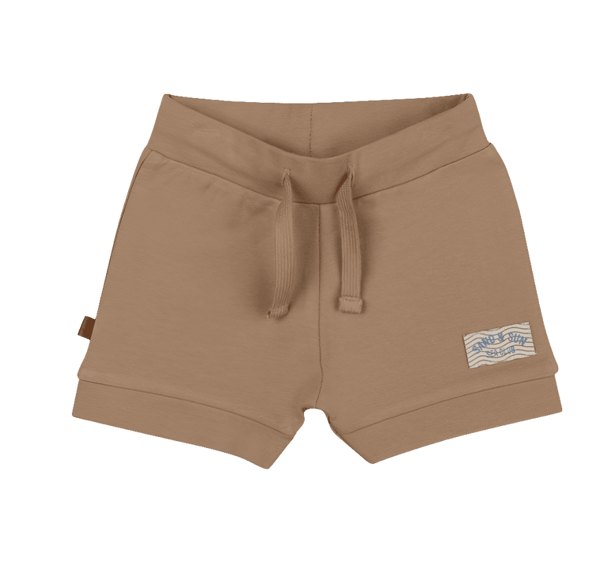 Korte baby broekje bruin