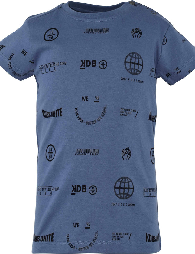 T-shirt Pepijn Jeans Blue/black - Twinnies babyshop