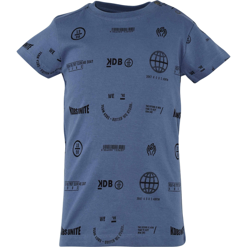 T-shirt Pepijn Jeans Blue/black - Twinnies babyshop