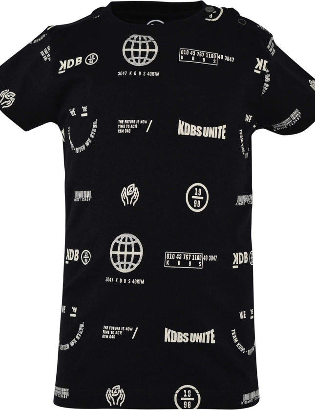 T-shirt Ralph black/vanilla - Twinnies babyshop