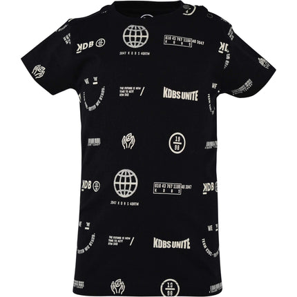 T-shirt Ralph black/vanilla - Twinnies babyshop