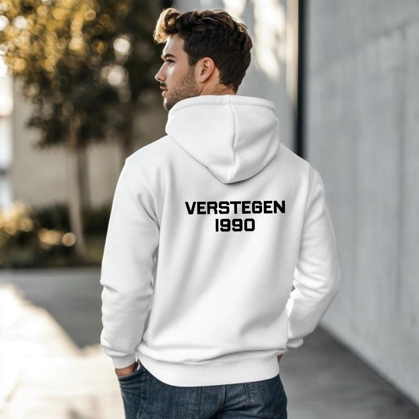 Gepersonaliseerde papa trui | Achternaam + geboortejaar op rug