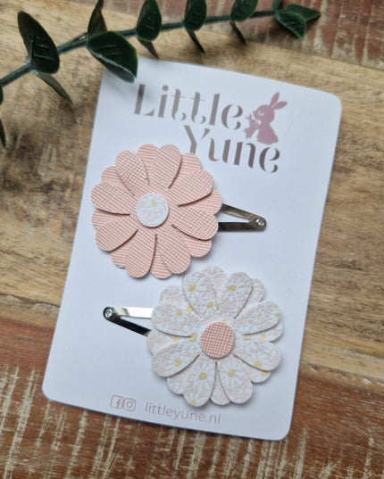 Haarspeld set Flore-madelief mix