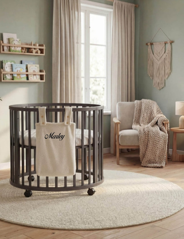 Gepersonaliseerde box zak- teddy beige