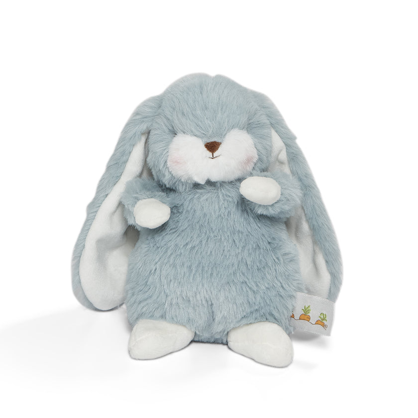 Pluche knuffelkonijn met naam & geboortedatum geborduurd - Gepersonaliseerd kraamcadeau (20 cm)