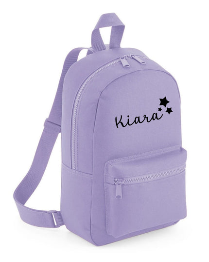 Gepersonaliseerde rugzak - naam met sterren