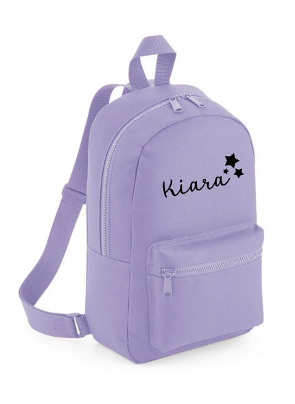 Gepersonaliseerde rugzak - naam met sterren