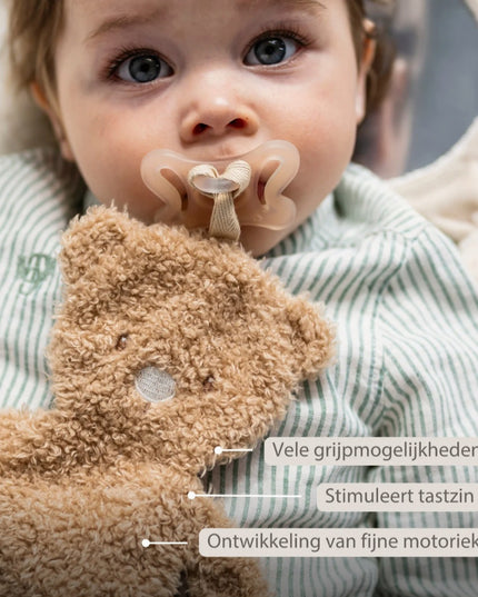 Speendoekje gepersonaliseerd- teddy beer - geborduurd