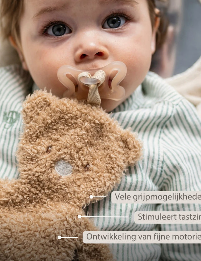 Speendoekje gepersonaliseerd- teddy beer - geborduurd
