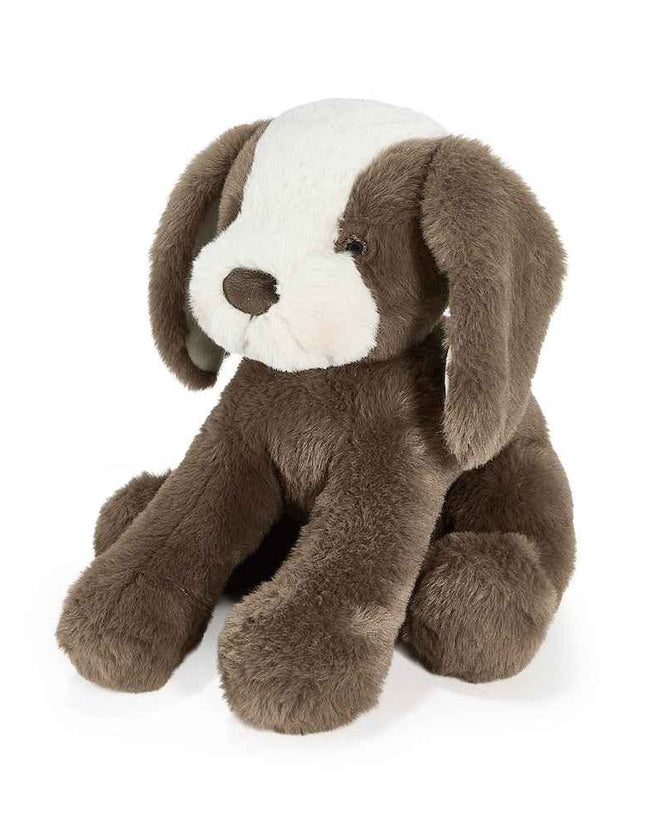 Pluche knuffelhond met naam & geboortedatum 41 cm