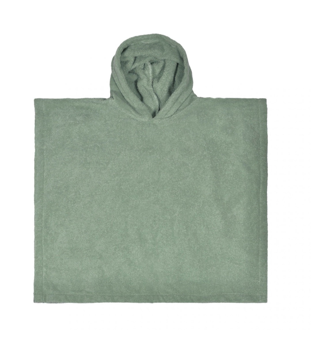 Gepersonaliseerde badstof poncho met naam – 100% Katoen kinderponcho (55x55 cm)