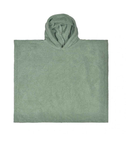 Gepersonaliseerde badstof poncho met naam – 100% Katoen kinderponcho (55x55 cm)