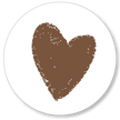 Muurcirkels | hart | 15 cm