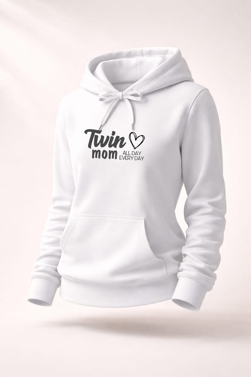 Gepersonaliseerde mama trui | Twin mom all day every day