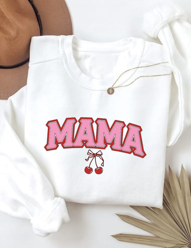 Gepersonaliseerde mama trui | Mama cherry 3d effect