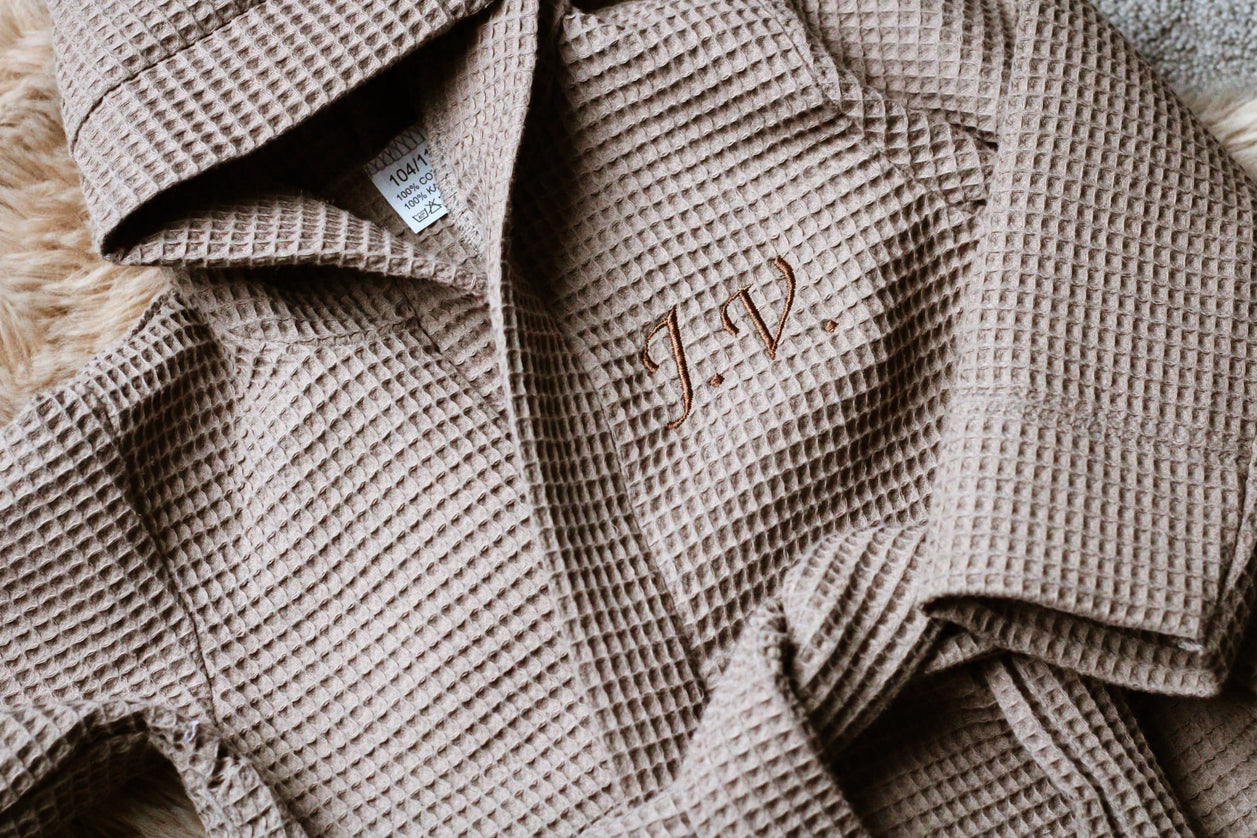 Gepersonaliseerde Badjas | wafelstof