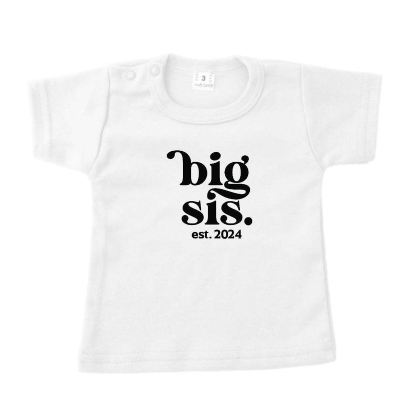 Baby t-shirt | Big sis est. 20xx