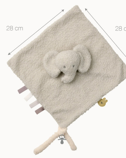 Speendoekje gepersonaliseerd - teddy olifant - Geborduurd
