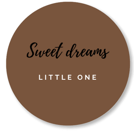 Muurcirkels |  Sweet Dreams little one | 25 cm