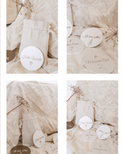 Mijlpaalcirkels | Set van 10 dubbelzijdige cirkels (20 mijlpalen)