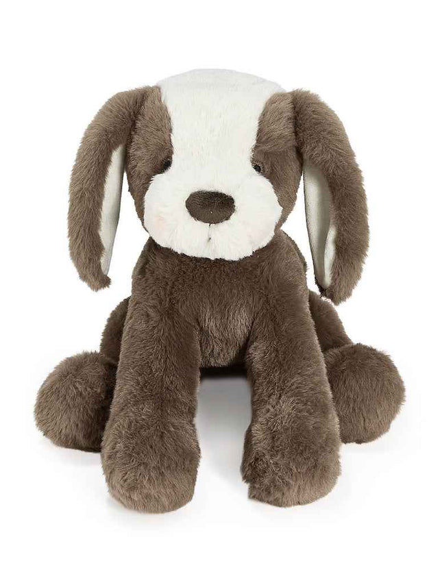 Pluche knuffelhond met naam & geboortedatum 41 cm