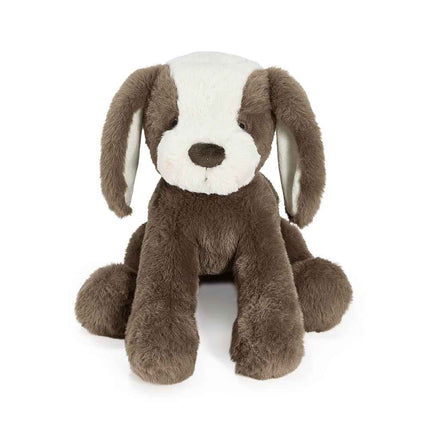 Pluche knuffelhond met naam & geboortedatum 41 cm