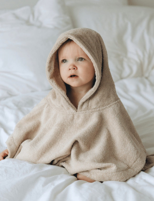 Gepersonaliseerde badponcho met naam - geborduurd