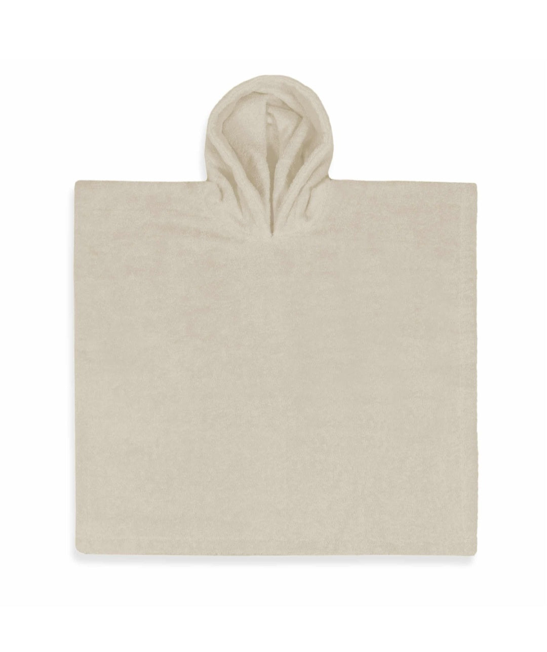 Gepersonaliseerde badstof poncho met naam – 100% Katoen kinderponcho (55x55 cm)
