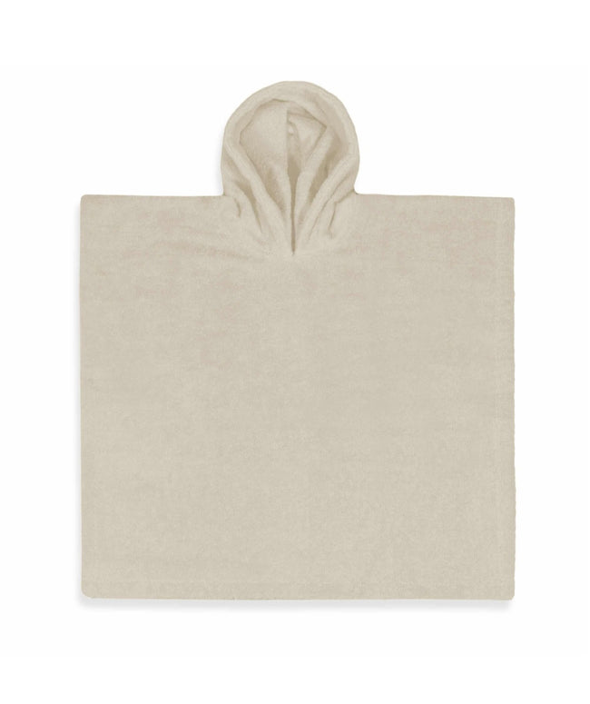 Gepersonaliseerde badstof poncho met naam – 100% Katoen kinderponcho (55x55 cm)