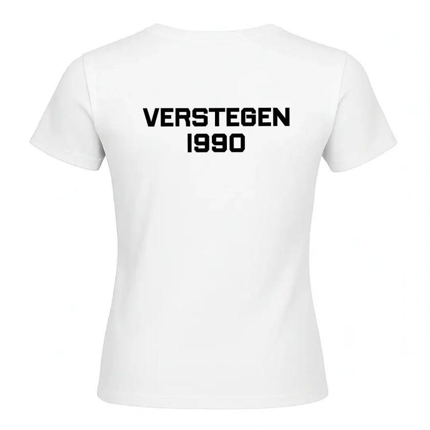 Mama t-shirt | Achternaam + Geboortejaar