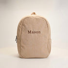 Gepersonaliseerde rugzak - Beige rib