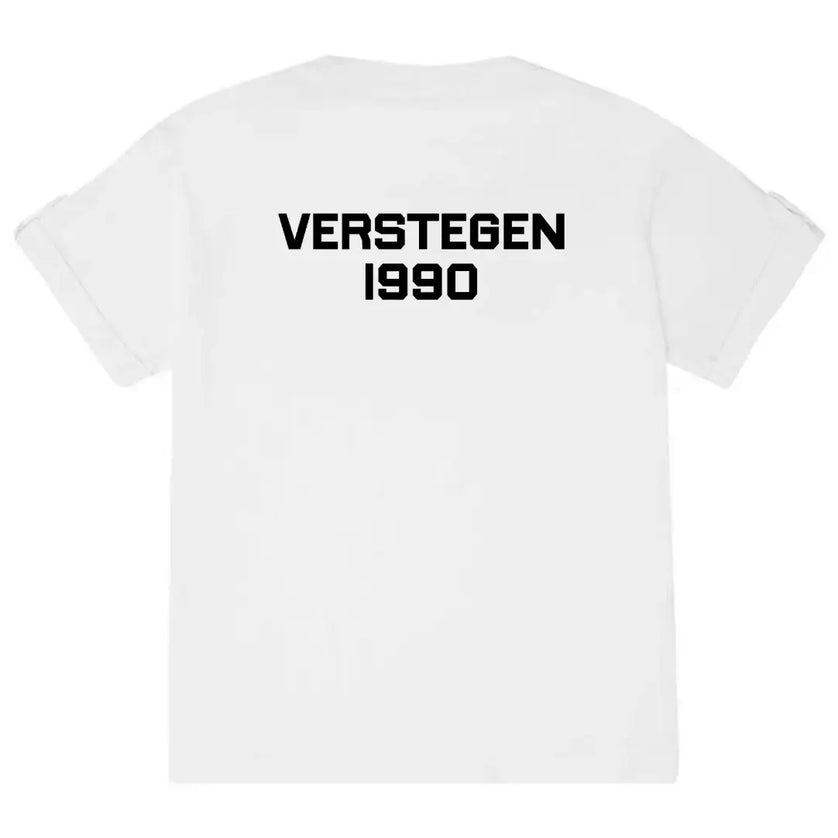 Baby t-shirt | Achternaam + Geboortejaar
