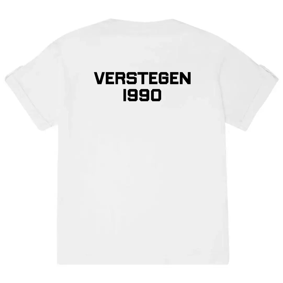 Baby t-shirt | Achternaam + Geboortejaar