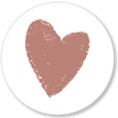 Muurcirkels | hart | 15 cm