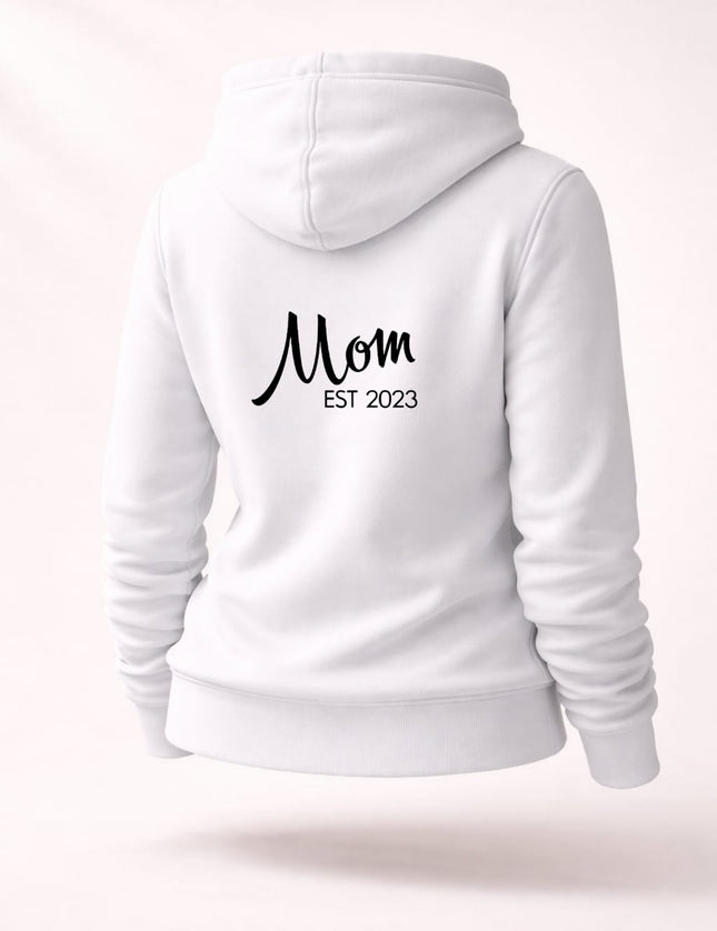 Gepersonaliseerde Mama Sweater “Mom Est.” met Jaar - Mama Trui met Naam