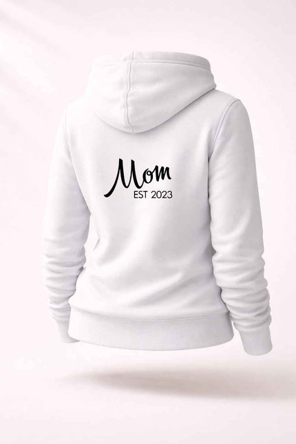 Gepersonaliseerde Mama Sweater “Mom Est.” met Jaar - Mama Trui met Naam