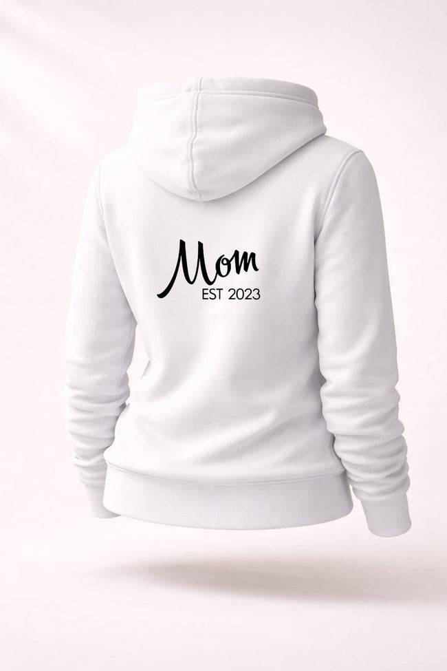 Gepersonaliseerde Mama Sweater “Mom Est.” met Jaar - Mama Trui met Naam
