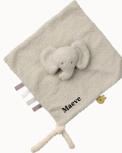 Speendoekje gepersonaliseerd - teddy olifant - Geborduurd