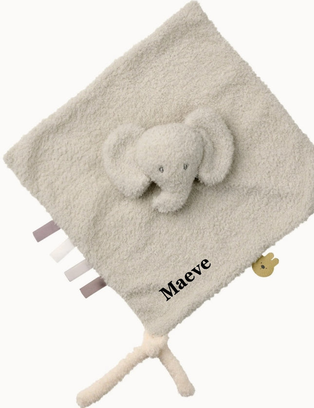 Speendoekje gepersonaliseerd - teddy olifant - Geborduurd