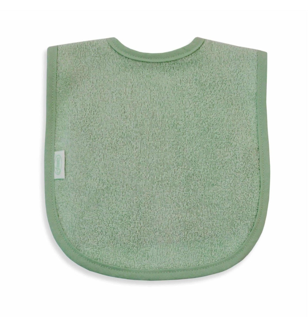 Gepersonaliseerde slabber met naam – Baby slab met klittenbandsluiting