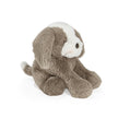 Pluche knuffelhond met naam & geboortedatum geborduurd – Luxe baby knuffel 41 cm